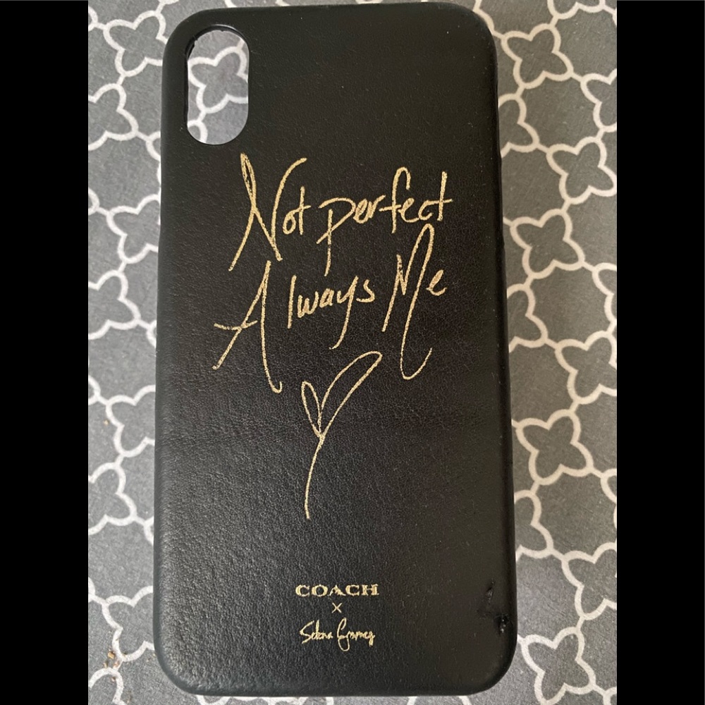 Coach x Selena Gomez IPhone X phone case